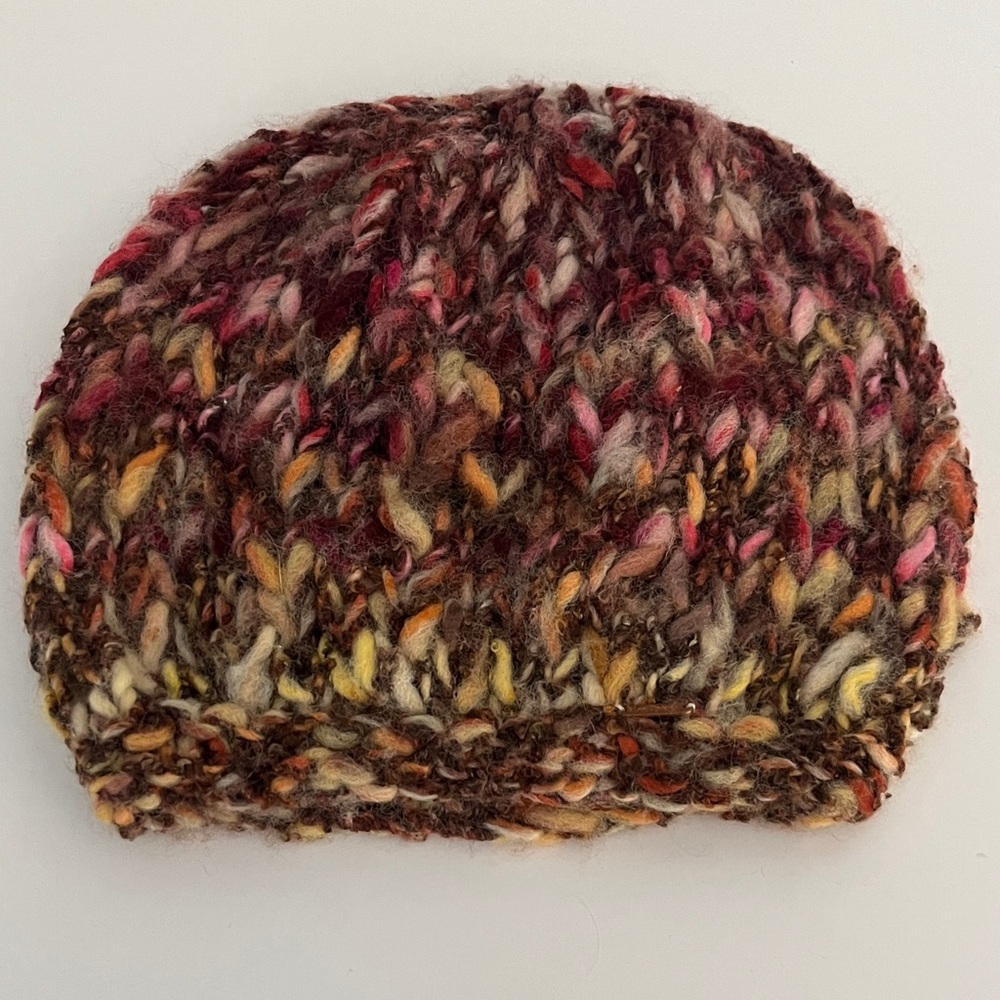 Free People Cozy Multicolor Knit Beanie